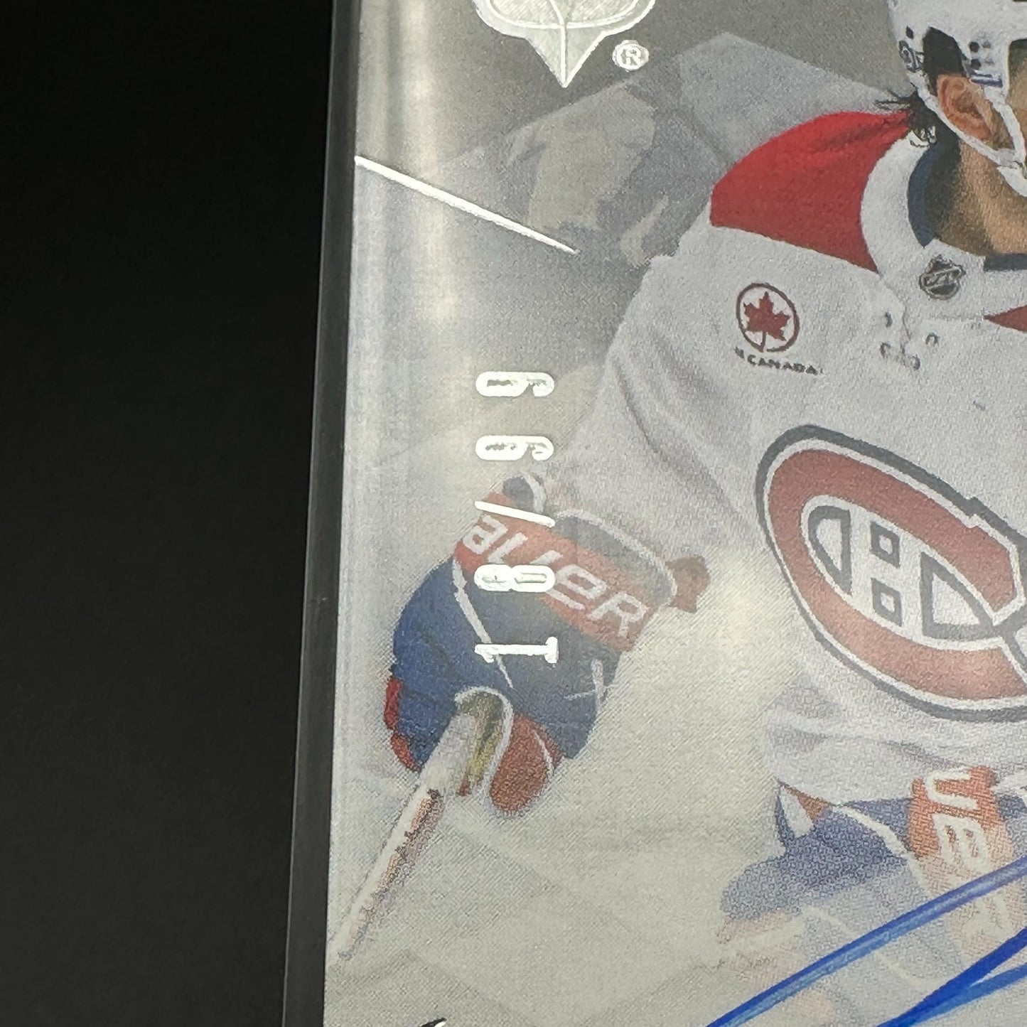 2023-24 Ultimate Collection ALEX NEWHOOK #UMS-AN Signature Premium Materials /99