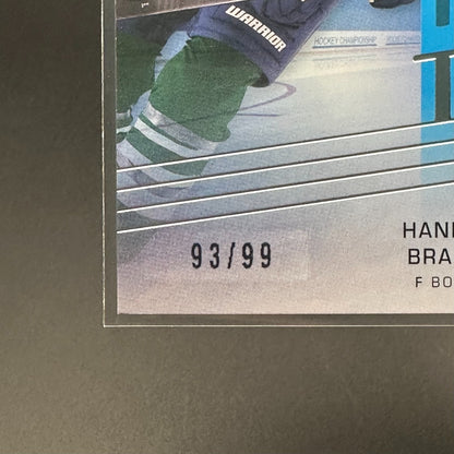 2024-25 UD PWHL HANNAH BRANDT #ET-7 Elevated Talent Blue /99 - Boston Fleet