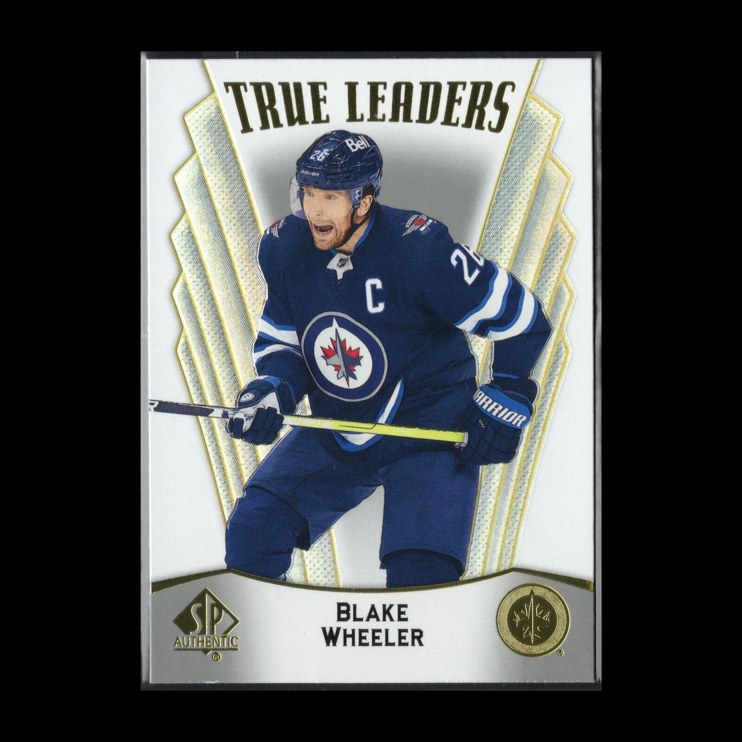 2021-22 UD SP Authentic BLAKE WHEELER #TL-19 True Leaders - Winnipeg Jets