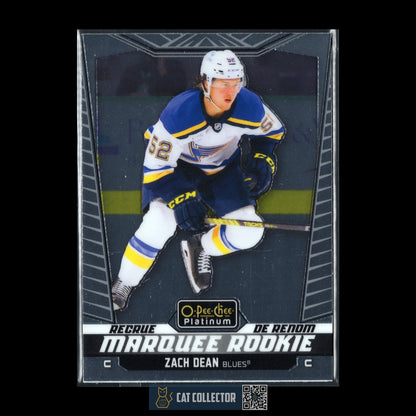 2024-25 O-Pee-Chee Platinum ZACH DEAN #252 Marquee Rookie RC