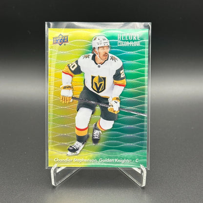 2023-24 UD Allure CHANDLER STEPHENSON #CF-21 Color Flow Yellow-Green