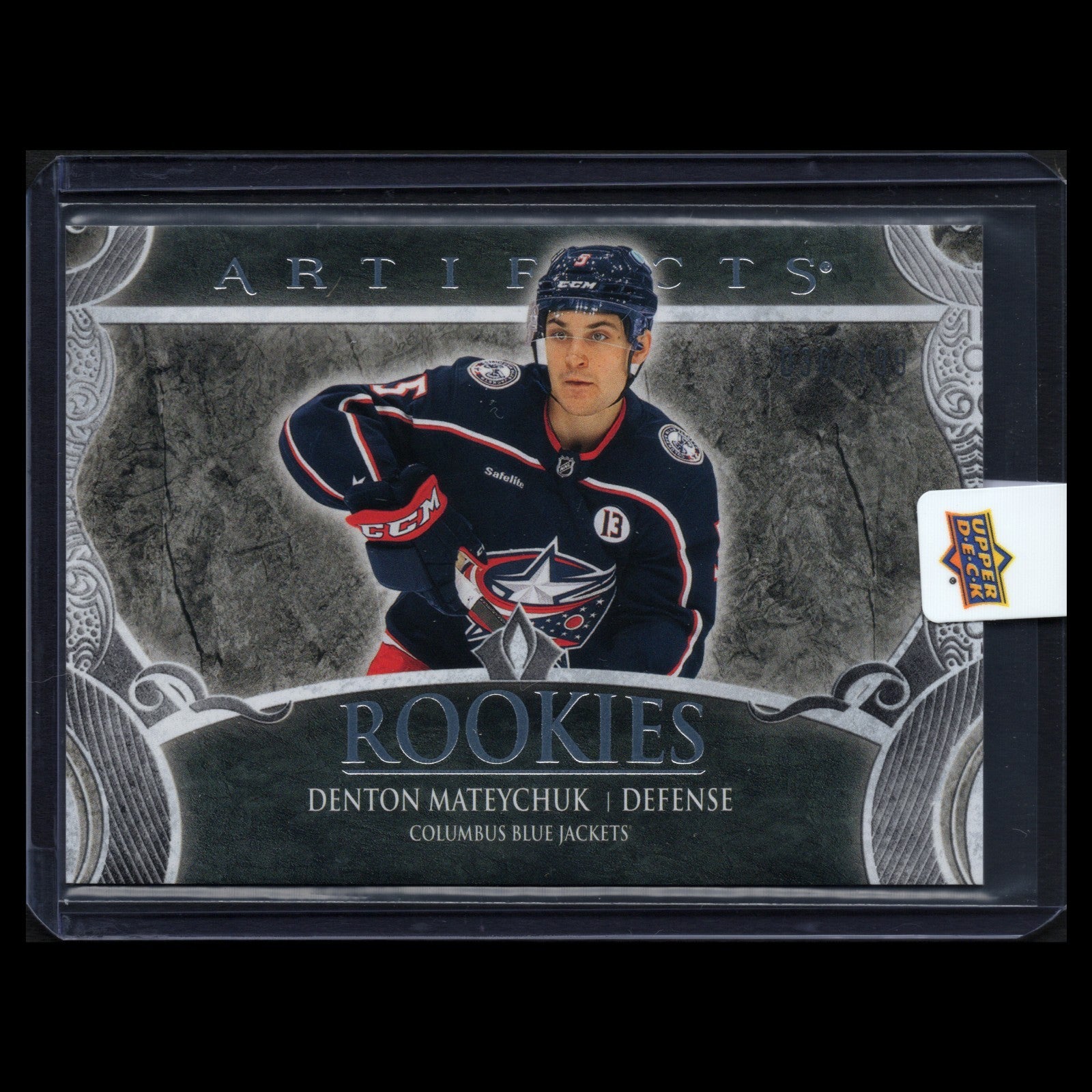 2024-25 UD Artifacts DENTON MATEYCHUK #SP5 Rookie Silver Redemption Card /199