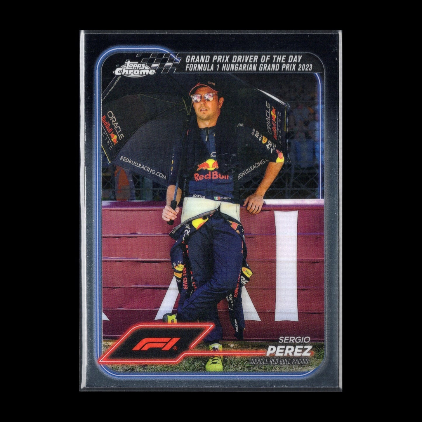 2024 Topps Chrome Formula 1 SERGIO PEREZ #169 Grand Prix Driver of the Day