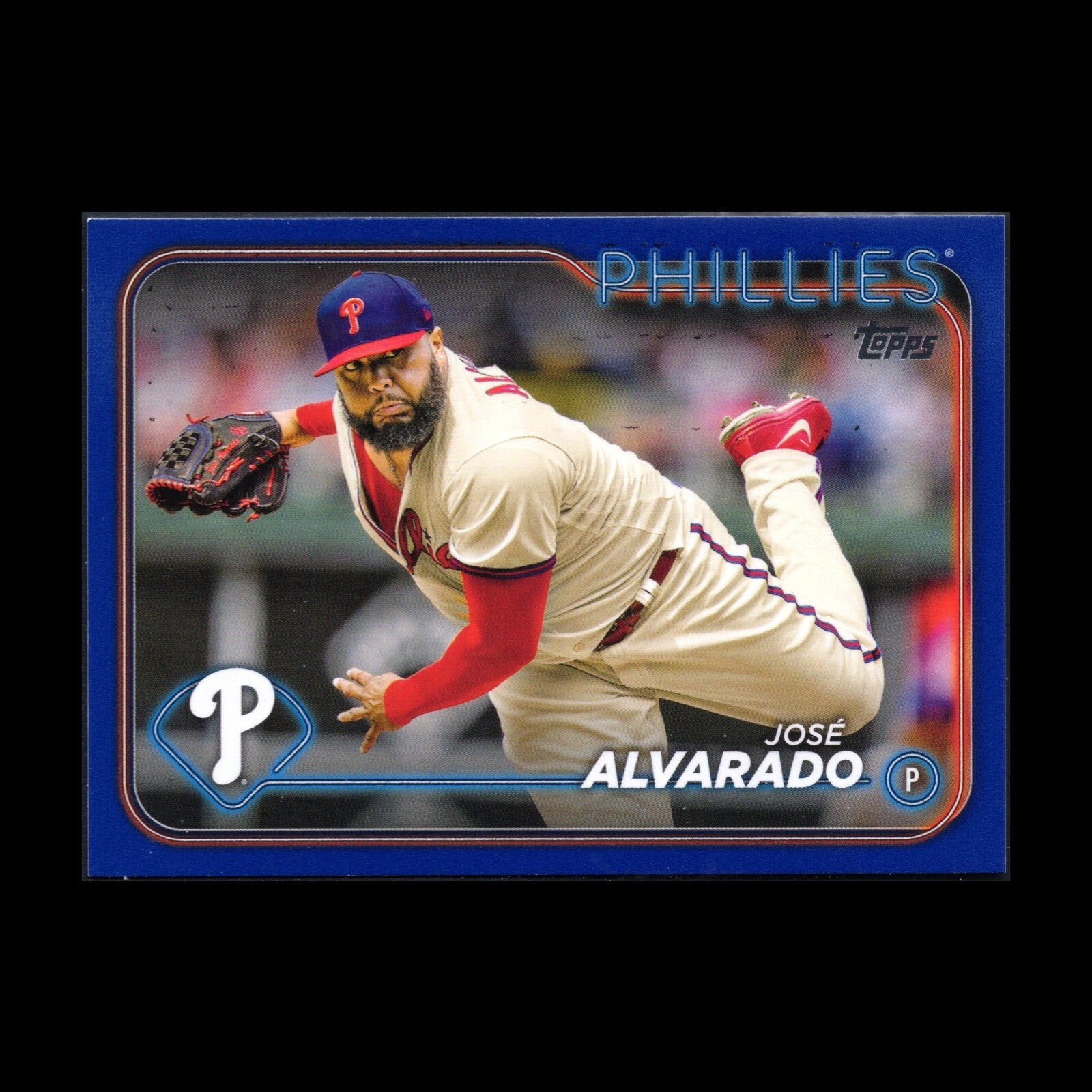 2024 Topps Series 2 JOSE ALVARADO #356 Blue border Parallel