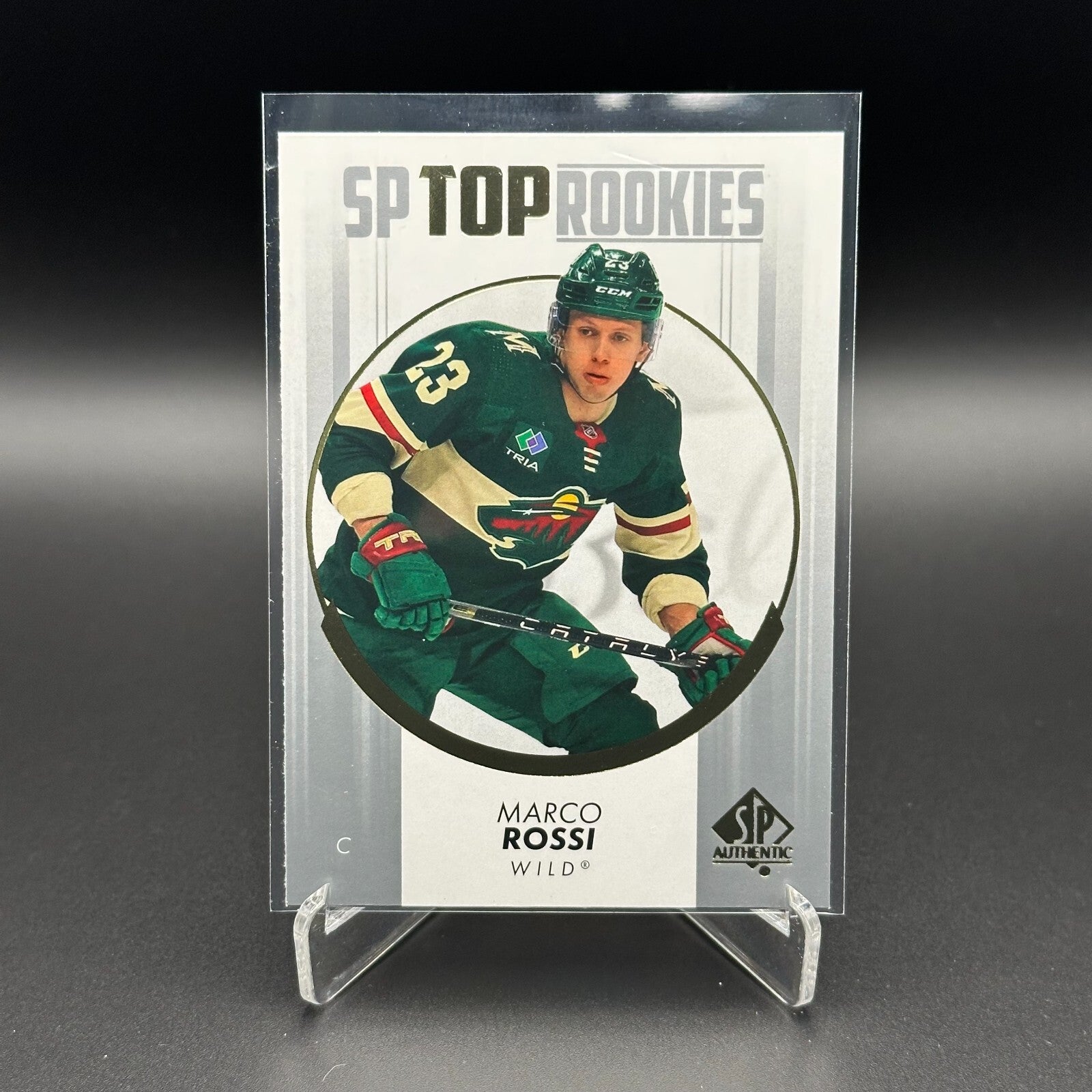 2022-23 UD SP Authentic MARCO ROSSI #TR-7 Top Rookies RC - Minnesota Wild