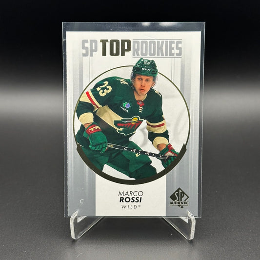 2022-23 UD SP Authentic MARCO ROSSI #TR-7 Top Rookies RC - Minnesota Wild