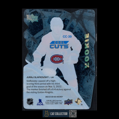 2022-23 UD Ice JURAJ SLAFKOVSKY #CC-39 Cool Cuts RC Rookie - Montreal Canadiens