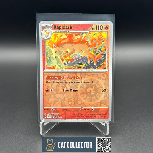 2025 Pokemon TCG Scarlet & Violet - Destined Rivals RAPIDASH #30 Reverse Holo
