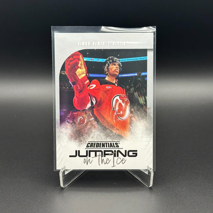 2024-25 UD Credentials SIMON NEMEC #JI-SN Jumping on the ice - New Jersey Devils