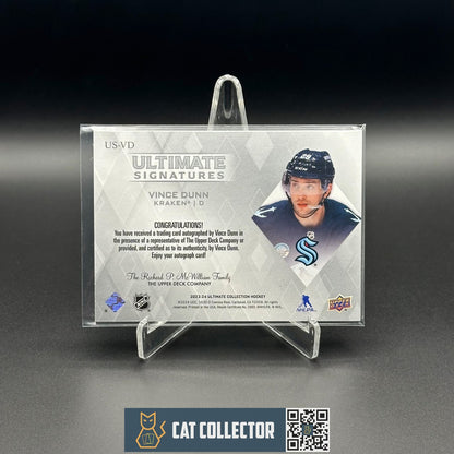 2023-24 UD Ultimate Collection VINCE DUNN #US-VD Ultimate Signature Auto