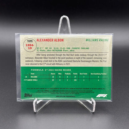 2024 Topps Chrome Formula 1 ALEXANDER ALBON #1954-19 1954 Topps Retro