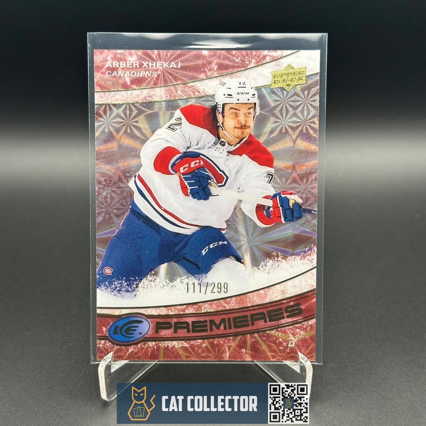 2022-23 UD Ice ARBER XHEKAJ #234 Ice Premieres Red Parallel Rookie RC /299