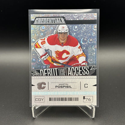 2023-24 UD Credentials MARTIN POSPISIL #155 Debut Ticket Access 688/999 RC
