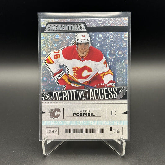 2023-24 UD Credentials MARTIN POSPISIL #155 Debut Ticket Access 688/999 RC