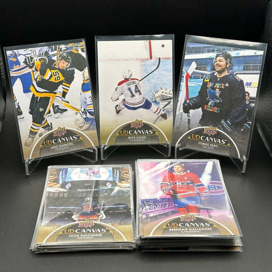 2021-22 UD Series 1,2 and Extended UD CANVAS & Black parallel ~ YOU PICK!