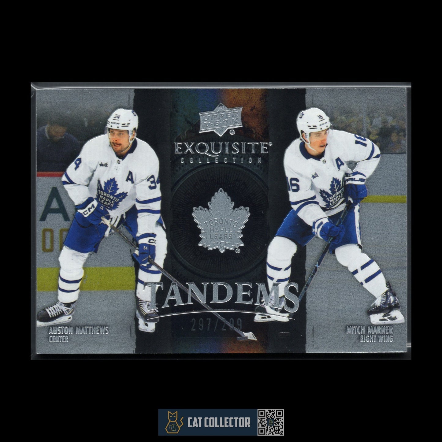 2024-25 UD Exquisite AUSTON MATTHEWS / MITCH MARNER #ET-MM Tandems /299
