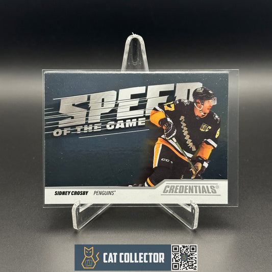 2024-25 UD Credentials SIDNEY CROSBY #SG-SC Speed of the Game