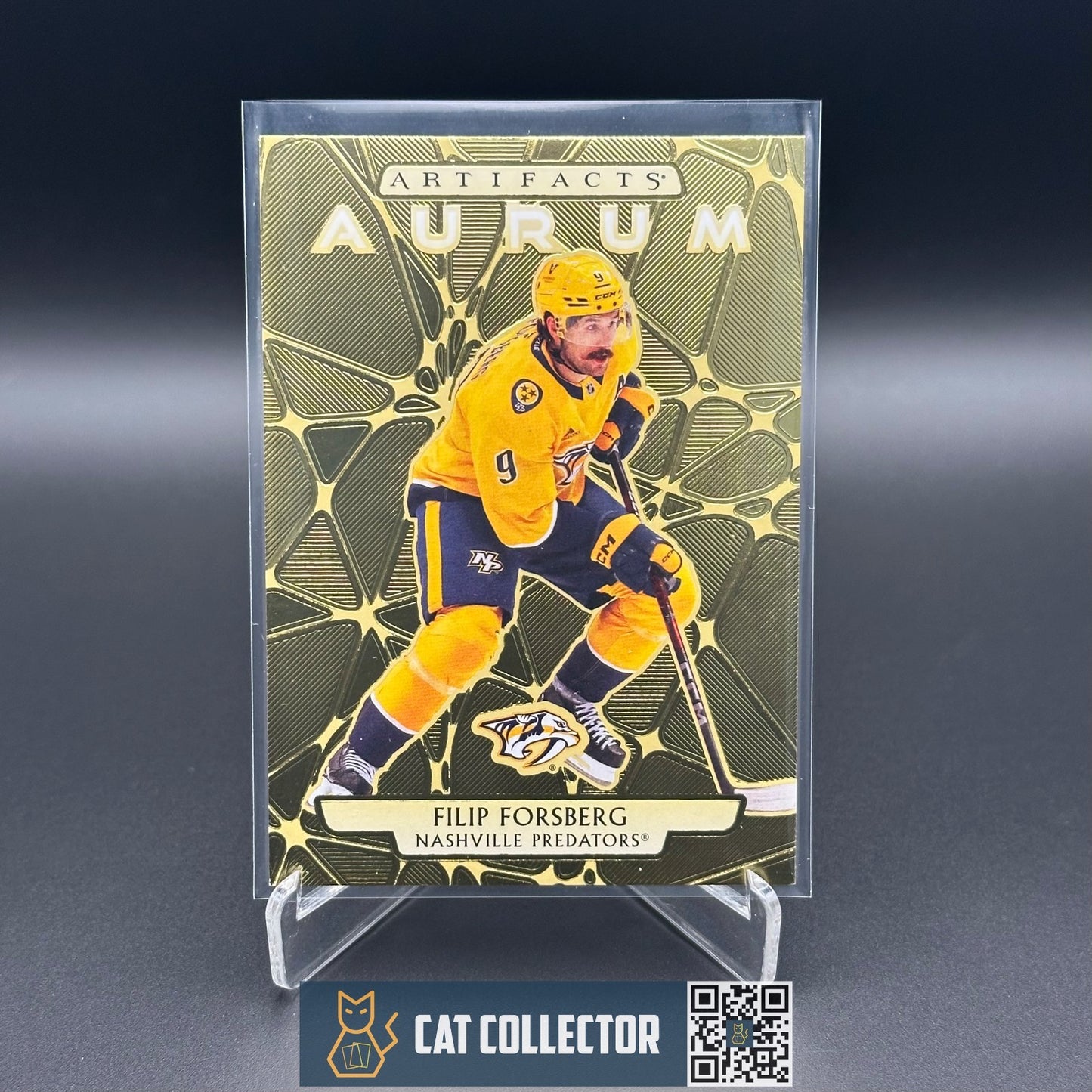 2025-26 UD Artifacts FILIP FORSBERG #16 Aurum Bounty UNSCRATCHED