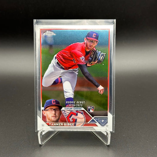 2023 Topps Chrome Updated Series TANNER BIBEE #USC94 Rookie debut RC