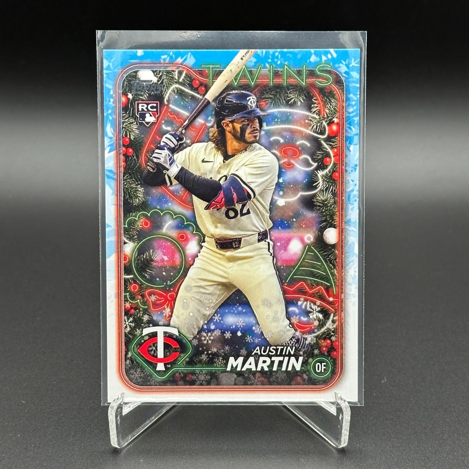 2024 Topps Holiday AUSTIN MARTIN #H67 RC - Minnesota Twins