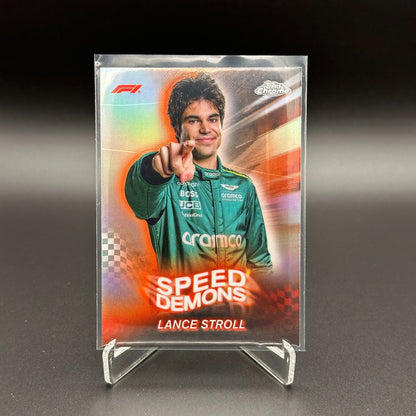 2024 Topps Chrome Formula 1 LANCE STROLL #SD-12 Speed demons