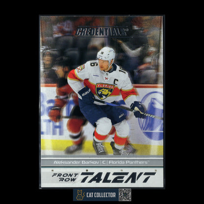2024-25 UD Credentials ALEKSANDER BARKOV #FRT-AB Front Row Talent