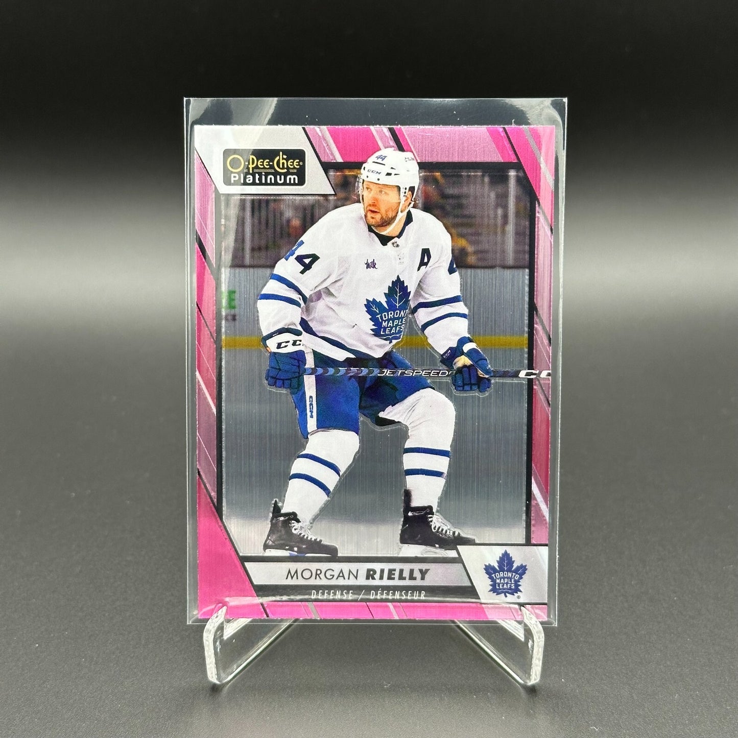 2023-24 O-Pee-Chee Platinum MORGAN RIELLY #152 Matte Pink - Toronto Maple Leafs