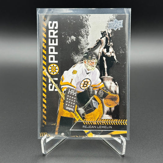 2023-24 UD Boston Bruins Centennial REJEAN LEMELIN #ST-7 Stoppers