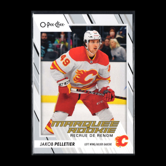 2023-24 O-Pee-Chee JAKOB PELLETIER #542 Marquee rookie RC - Calgary Flames