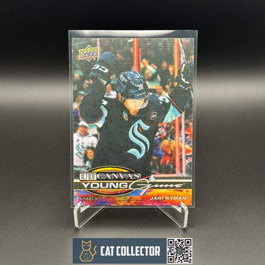 2025-26 UD Series 1 JANI NYMAN #C-101 UD Canvas Young Guns Rookie RC