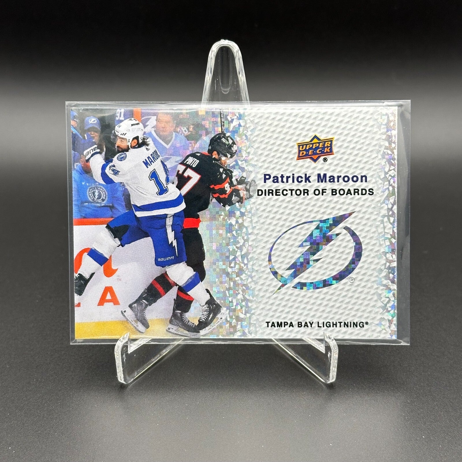 2023-24 UD Series 2 PATRICK MAROON #DB-15 Director of boards Sparkle