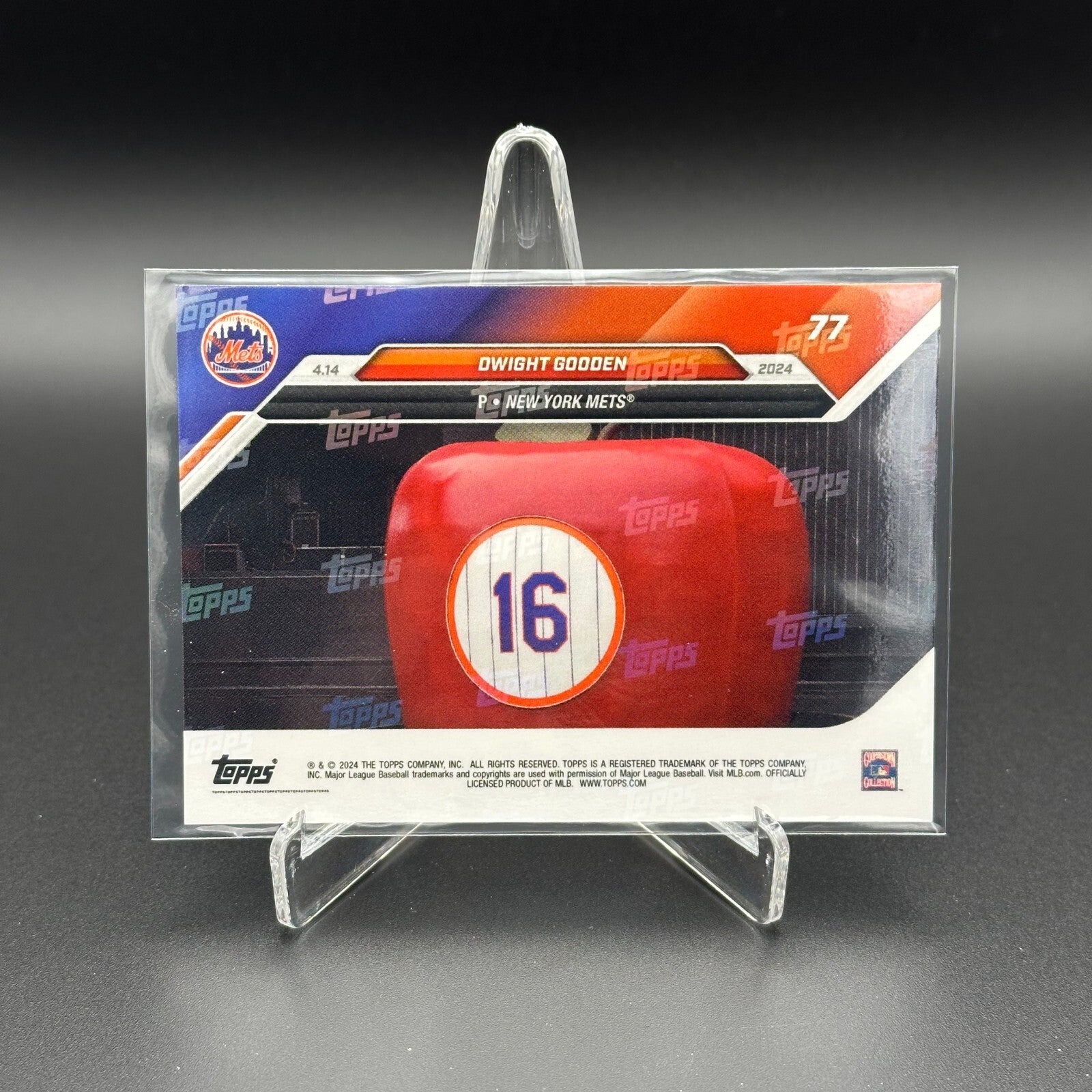 2024 Topps Now DWIGHT GOODEN #77 - New York Mets ** ONLINE EXCLUSIVE**