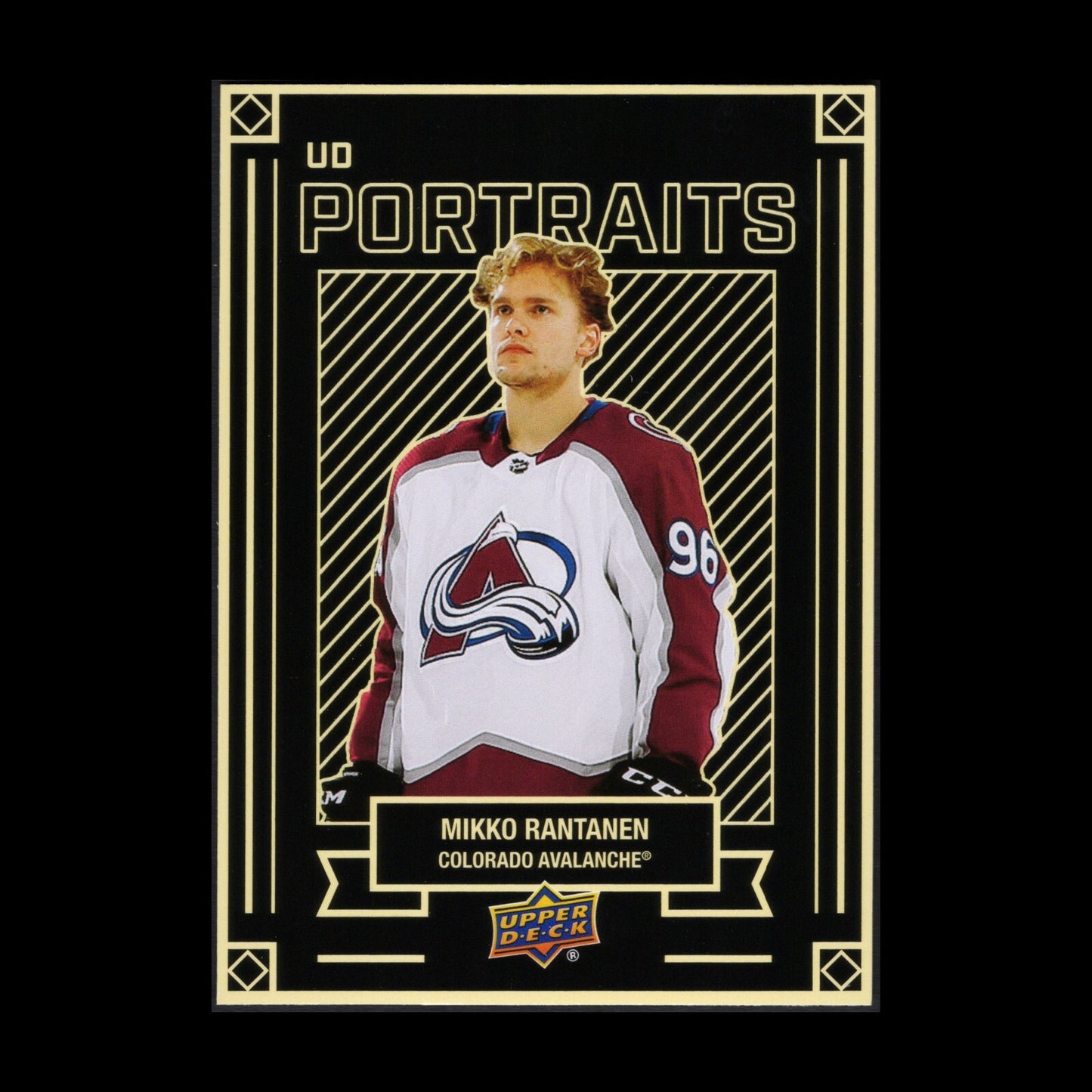 2022-23 UD Series 1 MIKKO RANTANEN #P-3 UD Portraits - Colorado Avalanche