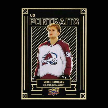 2022-23 UD Series 1 MIKKO RANTANEN #P-3 UD Portraits - Colorado Avalanche