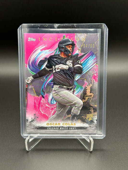 2023 Topps Inception OSCAR COLAS #120 Rookie Pink /99