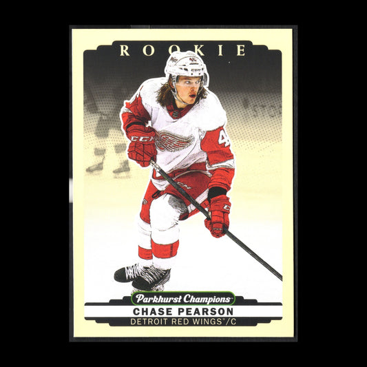 2022-23 UD Parkhurst Champions CHASE PEARSON #298 Rookie RC - Detroit Red Wings