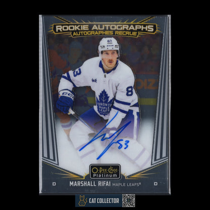 2024-25 O-Pee-Chee Platinum MARSHALL RIFAI #R-MR Rookie Autograph RC