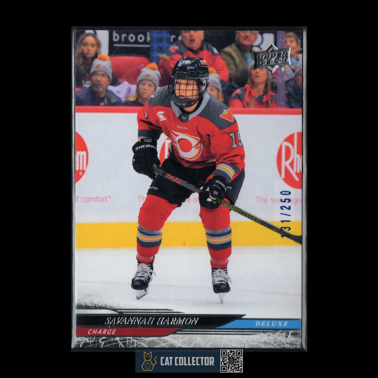 2024-25 UD PWHL SAVANNAH HARMON #5 Deluxe /250 - Ottawa Charge