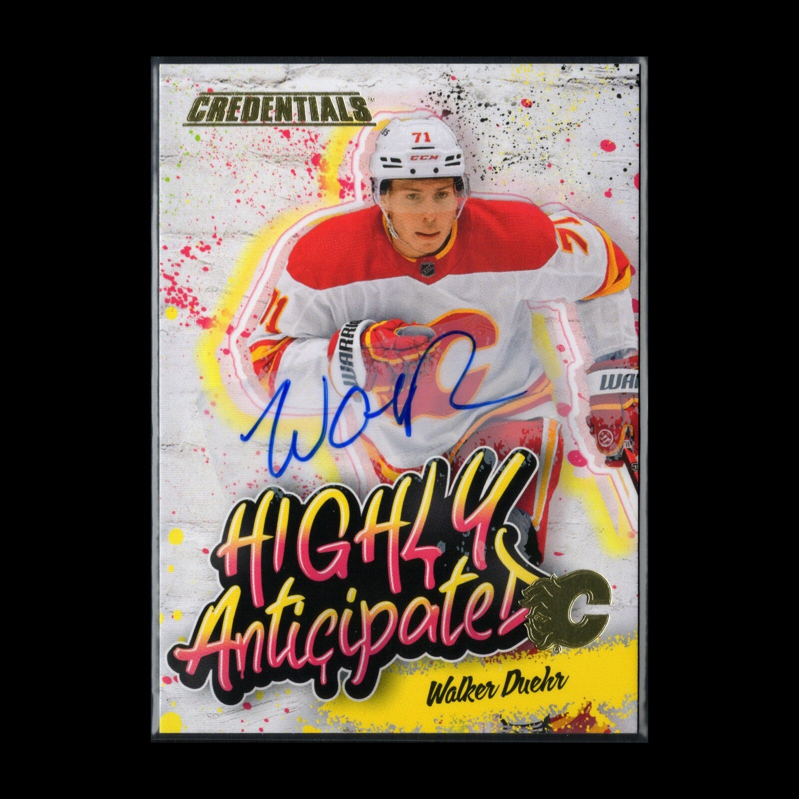 2023-24 UD Credentials WALKER DUEHR #HA-25 Highly Anticipated Autograph Rookie