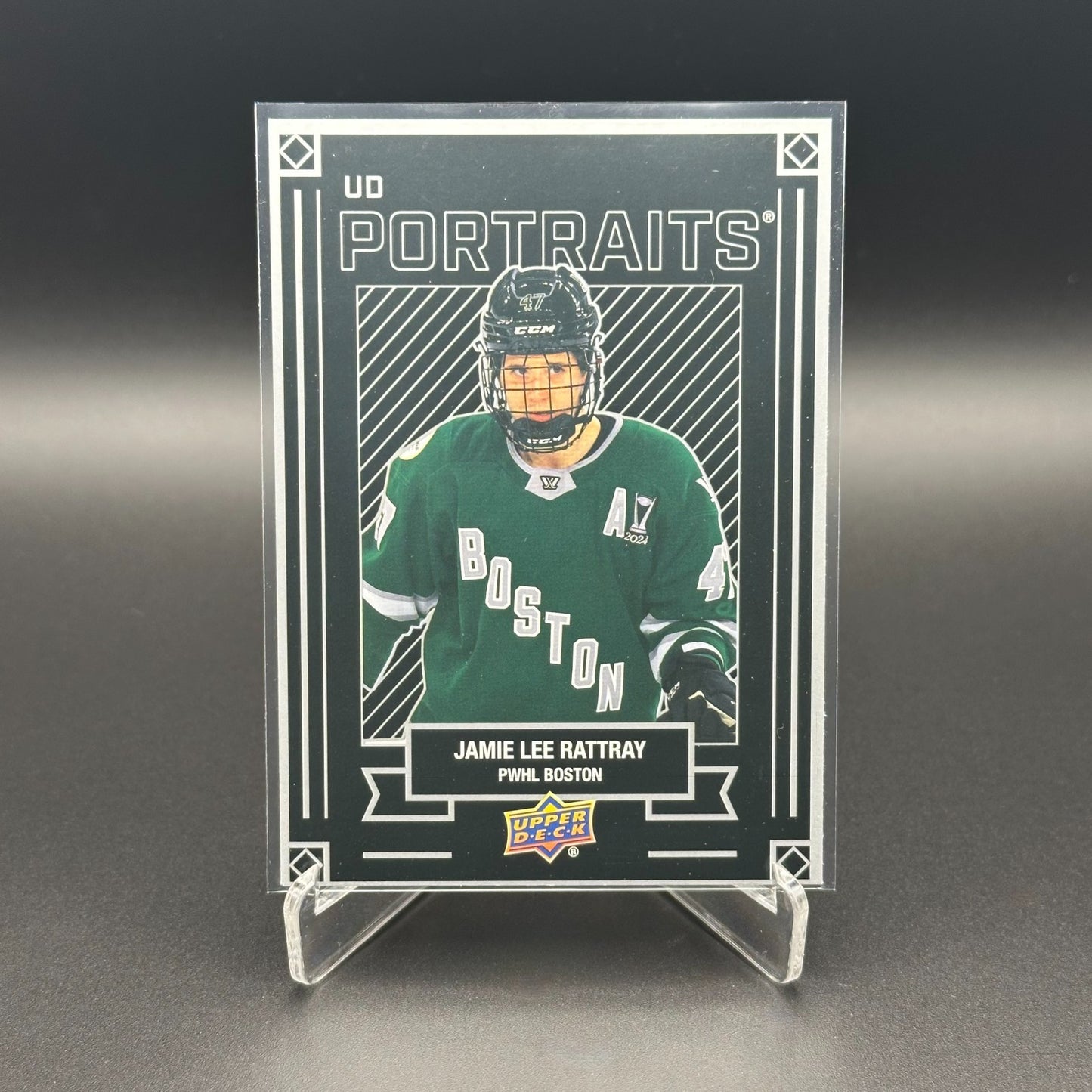 2024-25 UD PWHL JAMIE LEE RATTRAY #P-12 UD Portraits - 1st EDITION!