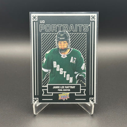 2024-25 UD PWHL JAMIE LEE RATTRAY #P-12 UD Portraits - 1st EDITION!
