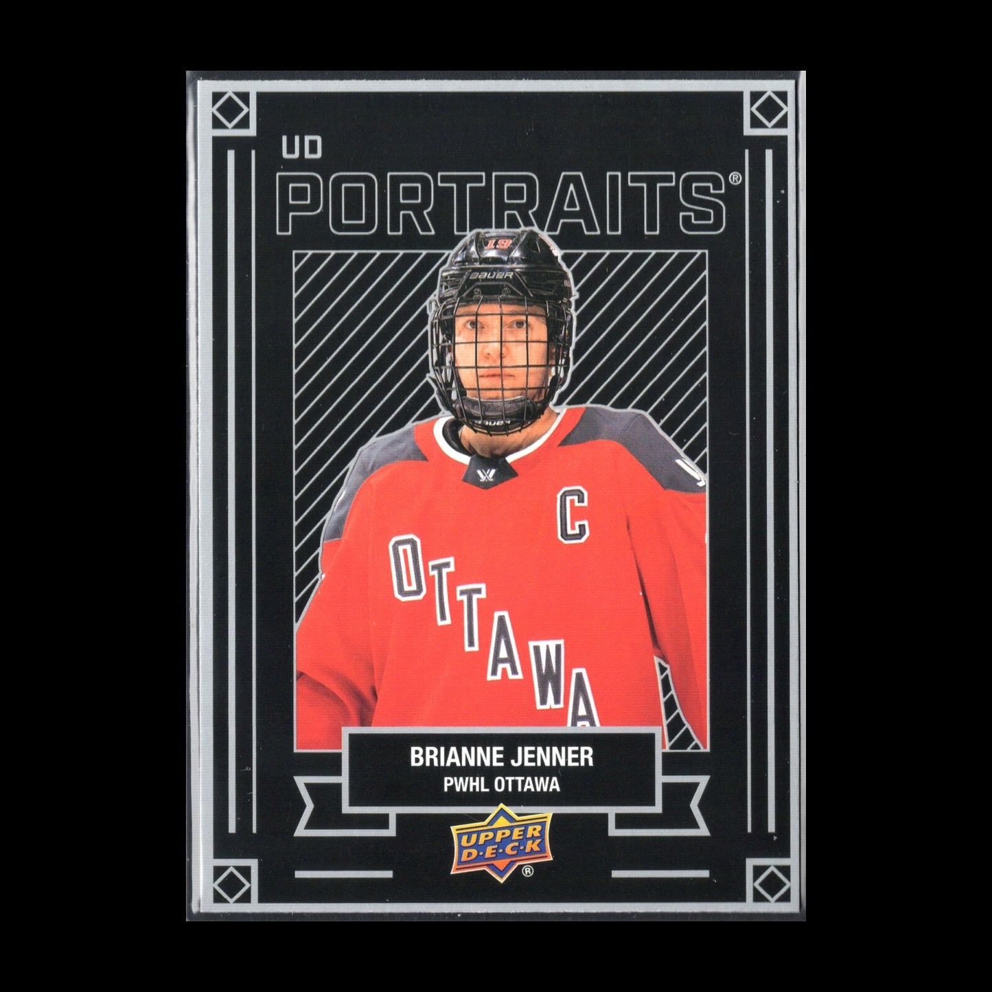2024-25 UD PWHL BRIANNE JENNER #P-6 UD Portraits - 1st EDITION!