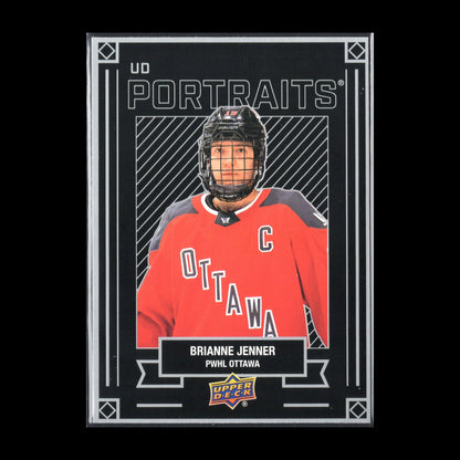 2024-25 UD PWHL BRIANNE JENNER #P-6 UD Portraits - 1st EDITION!
