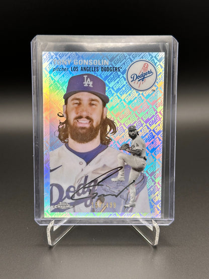 2023 Topps Chrome Platinum TONY GONSOLIN #278 Topps Refractor /499