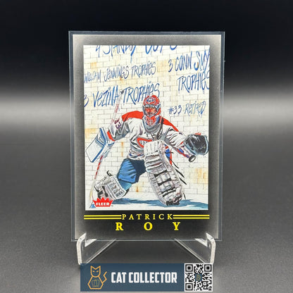 2022-23 UD Credentials PATRICK ROY Fleer Pro Visions SSP - Montreal Canadiens