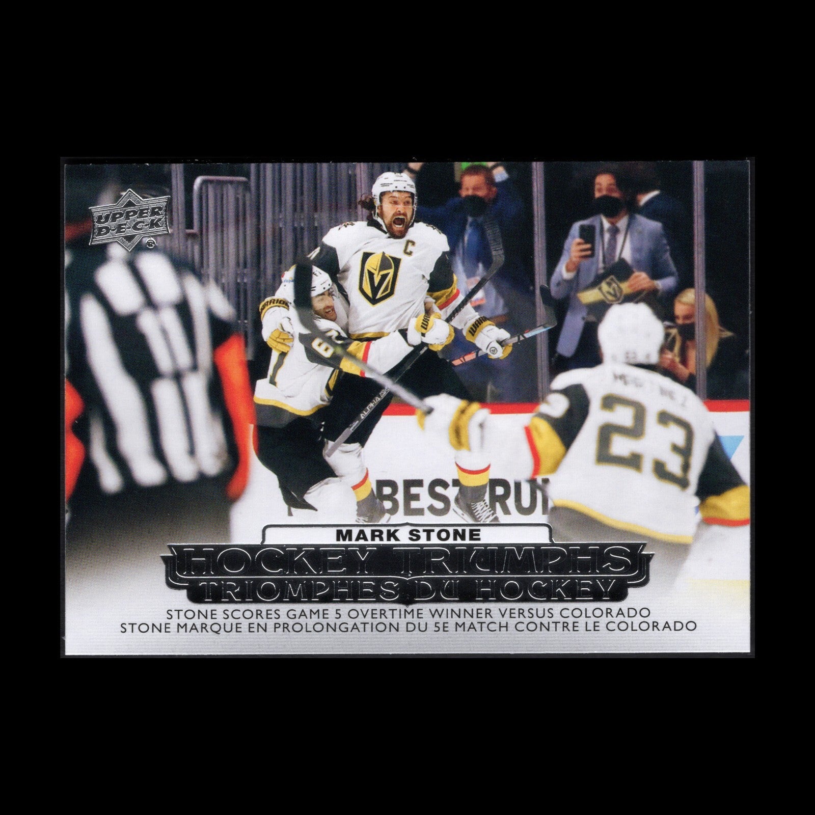 2022-23 UD Tim Hortons MARK STONE #HT-4 Hockey Triumphs