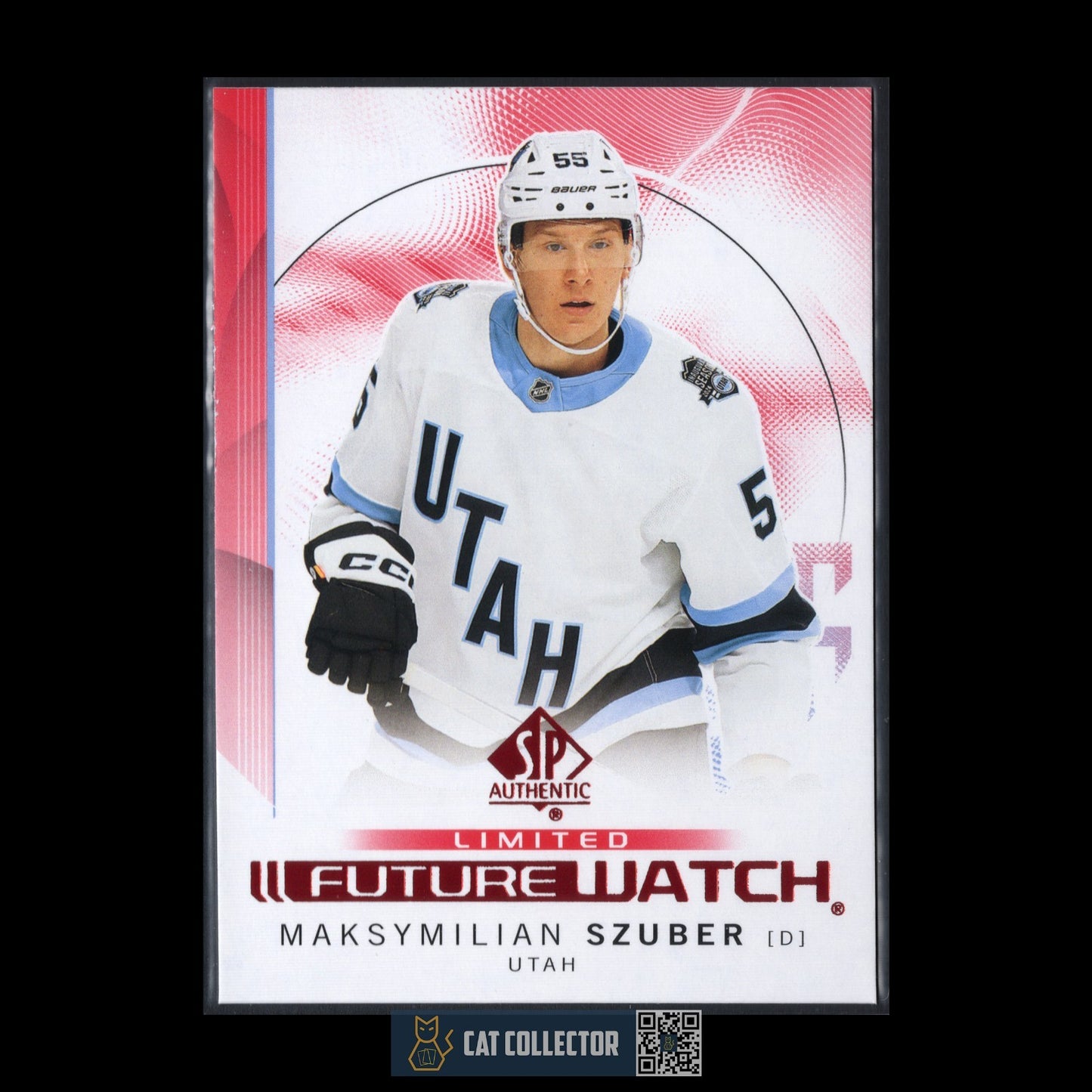 2024-25 UD SP Authentic MAKSYMILIAN SZUBER #195 Future Watch Limited Red RC
