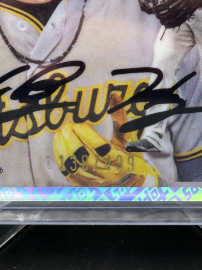 2023 Topps Chrome Platinum KE'BRYAN HAYES #349 Rookie Topps Refractor /499