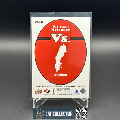 2017-18 UD Team Canada WILLIAM NYLANDER #VS-8 Vs.