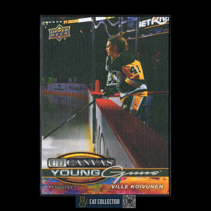 2025-26 UD Series 1 VILLE KOIVUNEN #C-95 UD Canvas Young Guns Rookie RC